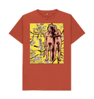 Rust Printed T-shirt Front