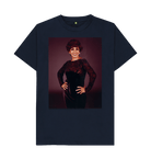 Navy Blue Printed T-shirt Front