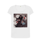 White Printed T-shirt Front