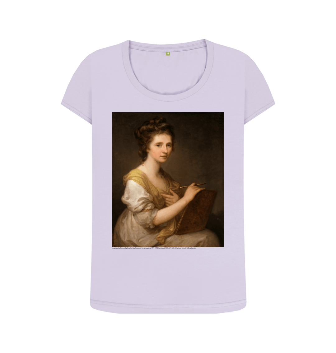 Violet printed t shirt front