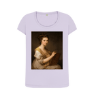 Violet Printed T-shirt Front