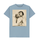Stone Blue Printed T-shirt Front