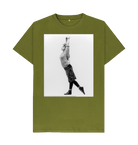 Moss Green Printed T-shirt Front