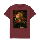 Red Wine Printed T-shirt Front