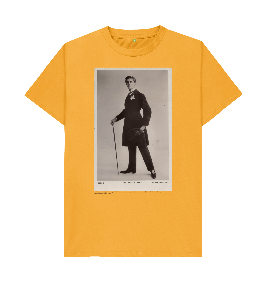 Mustard printed t shirt front