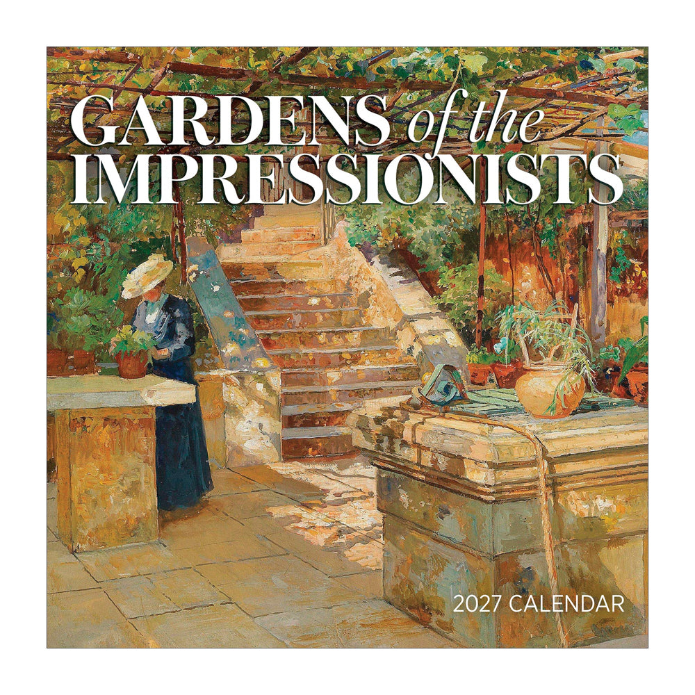 Gardens of the impressionists 2027 calendar front