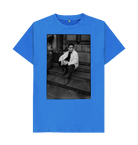 Bright Blue Printed T-shirt Front