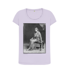 Violet Printed T-shirt Front