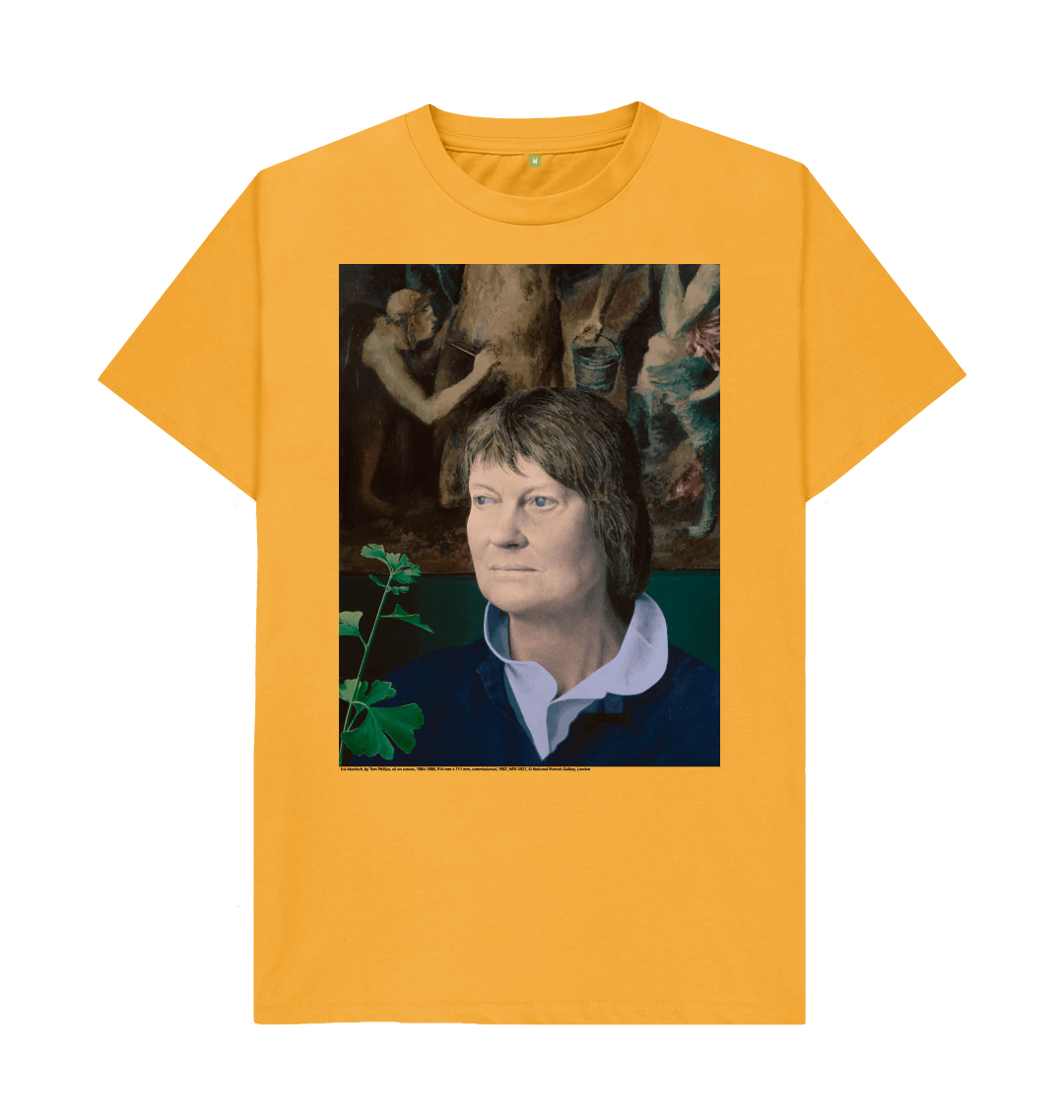 Mustard printed t shirt front