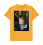 Mustard Printed T-shirt Front
