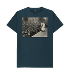 Denim Blue Printed T-shirt Front