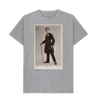 Athletic Grey Printed T-shirt Front