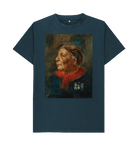 Denim Blue Printed T-shirt Front