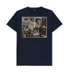 Navy Blue Printed T-shirt Front