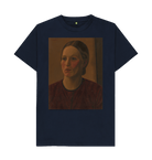 Navy Blue Printed T-shirt Front