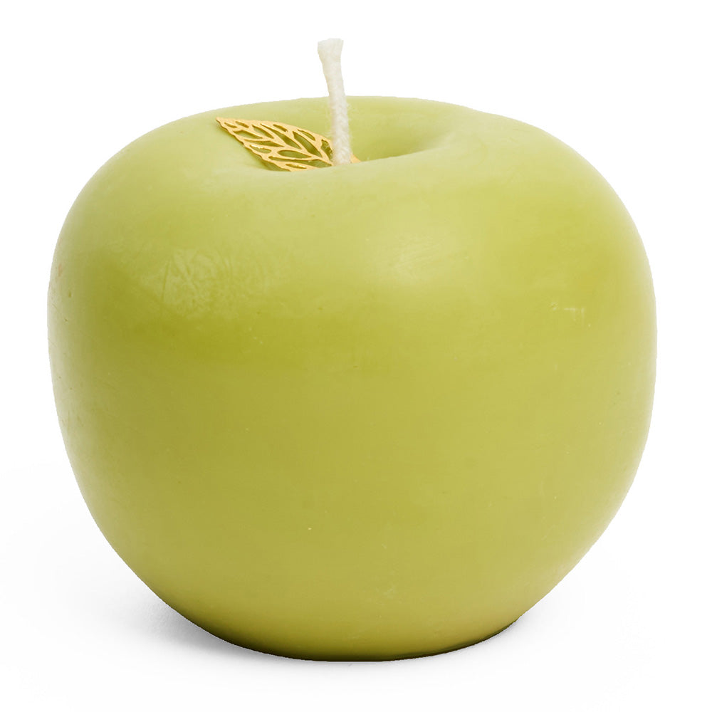 Green apple scented candle