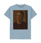 Stone Blue Printed T-shirt Front