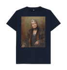 Navy Blue Printed T-shirt Front