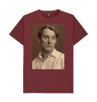 Red Wine Printed T-shirt Front