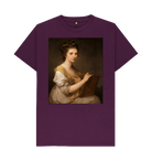 Purple Printed T-shirt Front