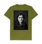 Moss Green Printed T-shirt Front