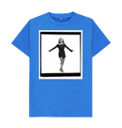 Bright Blue Printed T-shirt Front