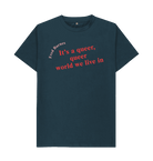 Denim Blue Printed T-shirt Front