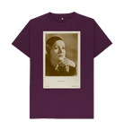 Purple Printed T-shirt Front