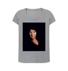 Athletic Grey Printed T-shirt Front