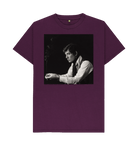 Purple Printed T-shirt Front
