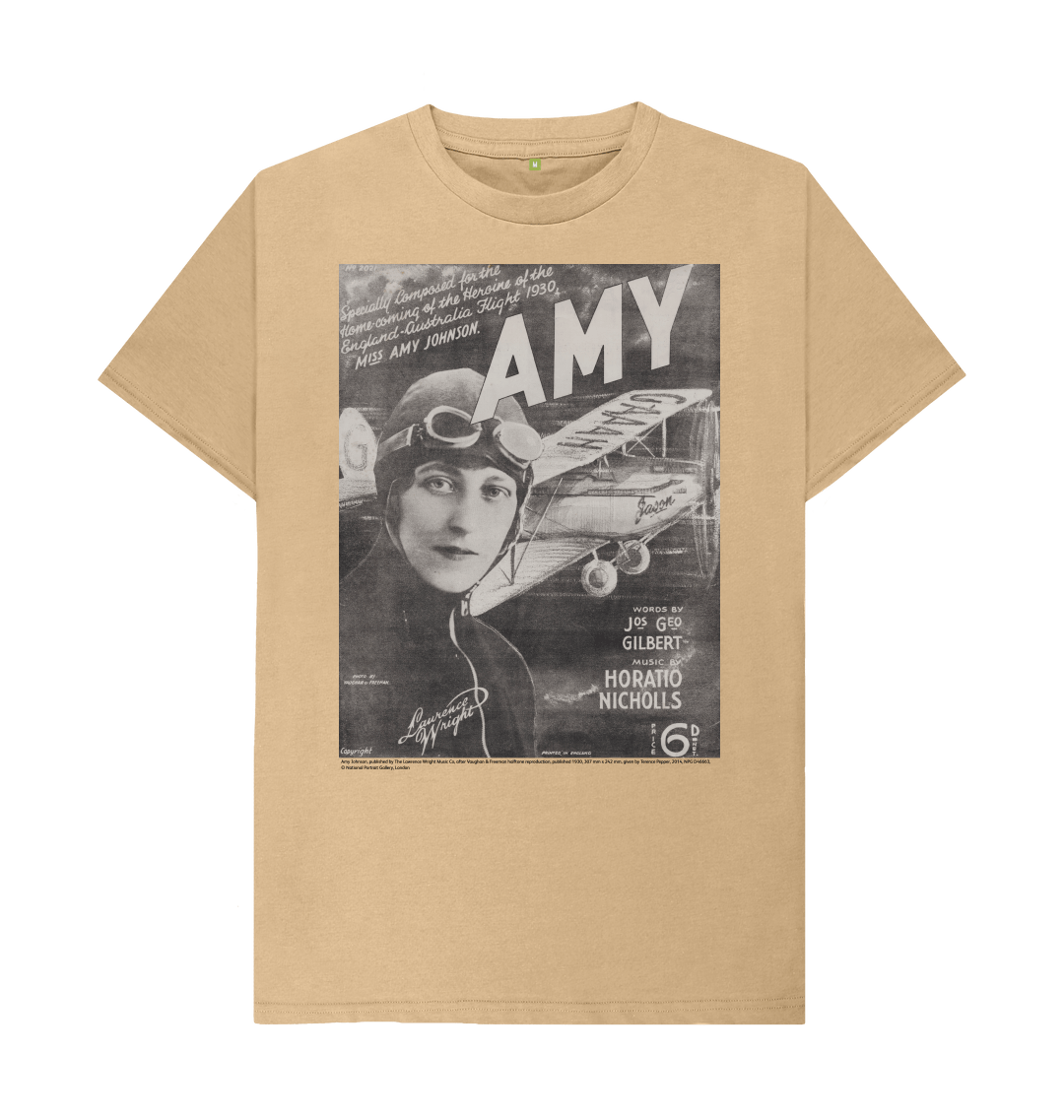 Sand printed t shirt front