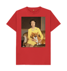 Red Printed T-shirt Front