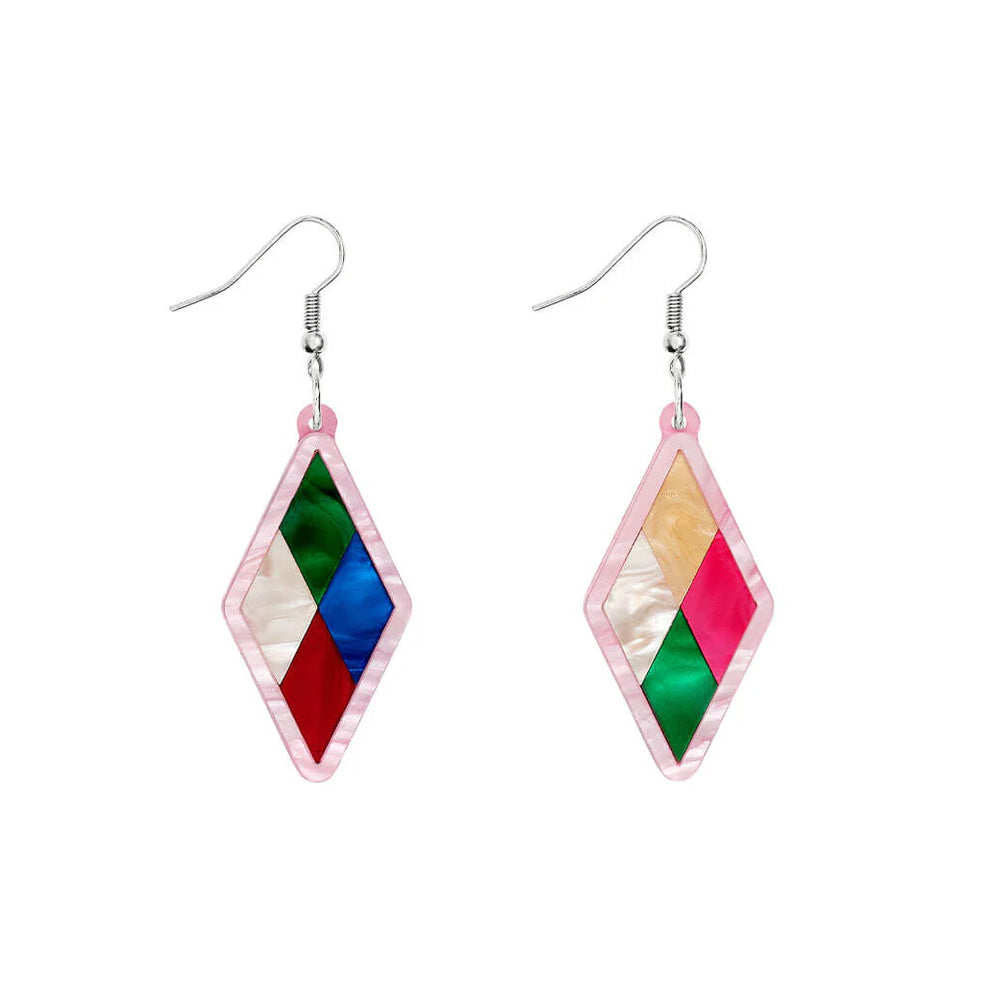 Harlequin earrings
