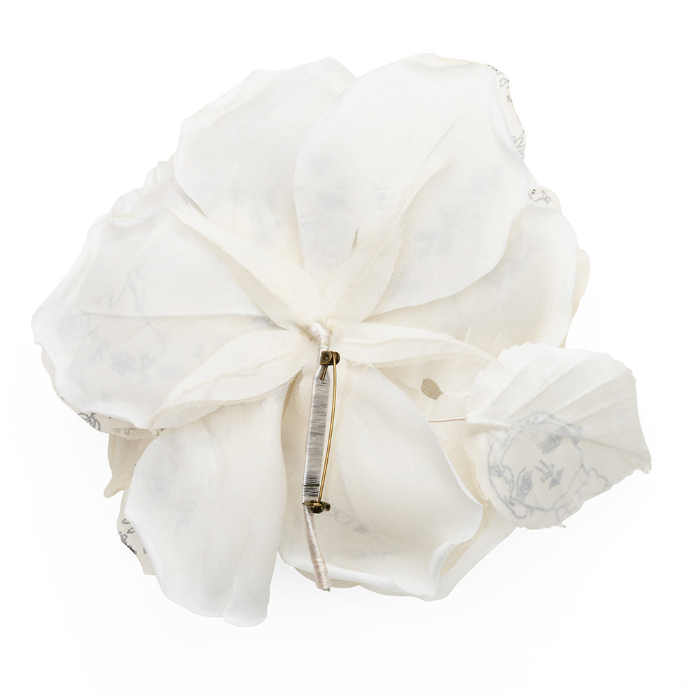 Harriet anstruther ivory white corsage back