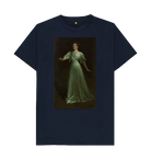 Navy Blue Printed T-shirt Front