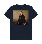 Navy Blue Printed T-shirt Front