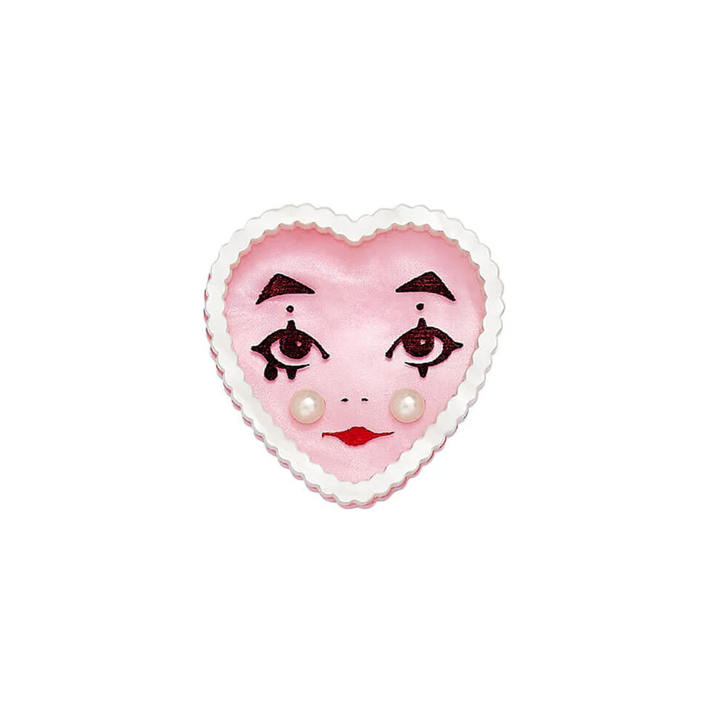 Heart clown ring