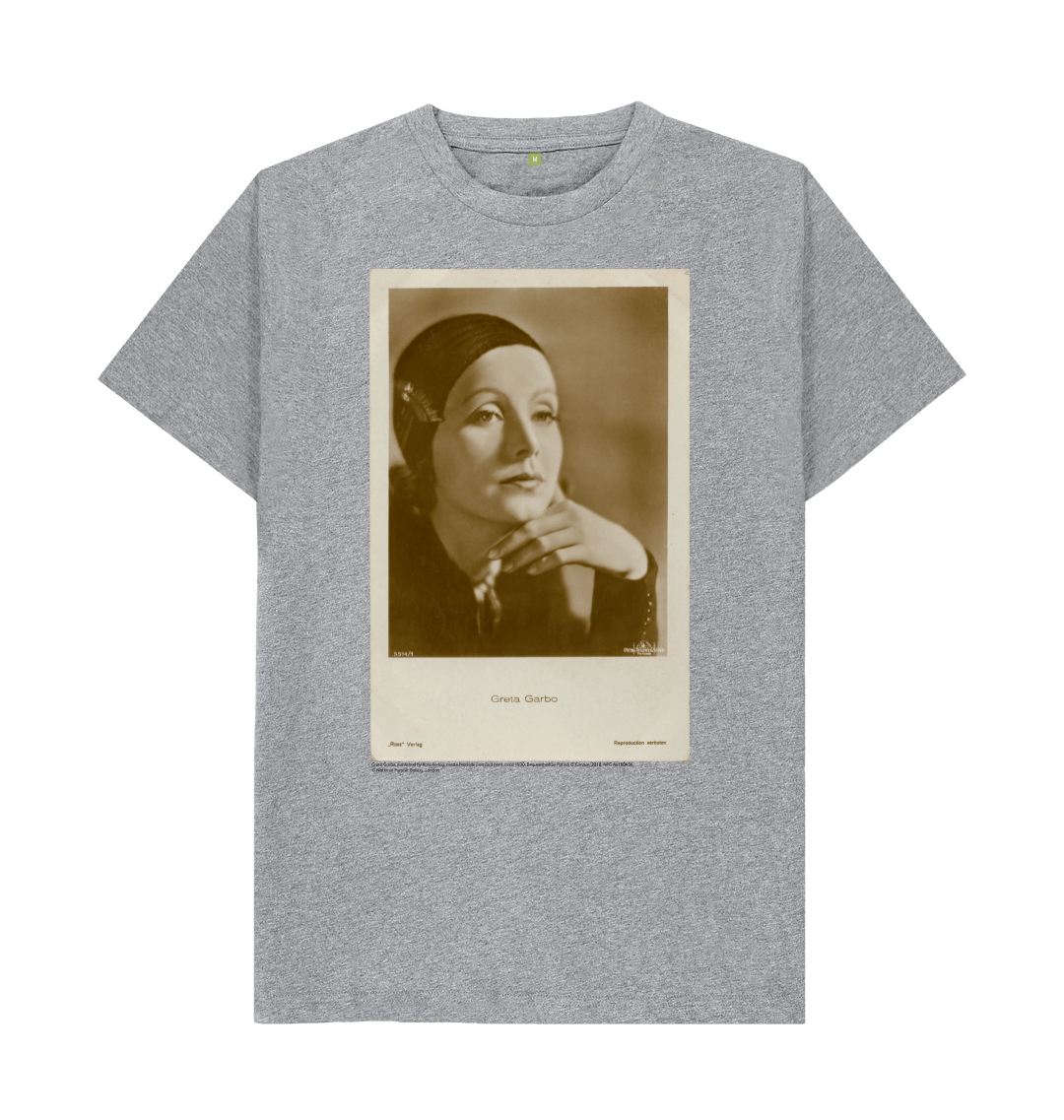 Athletic grey printed t shirt front