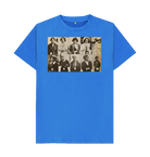 Bright Blue Printed T-shirt Front