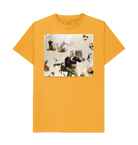 Mustard Printed T-shirt Front