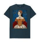 Denim Blue Printed T-shirt Front