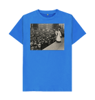 Bright Blue Printed T-shirt Front