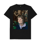 Black Printed T-shirt Front