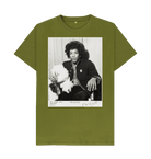 Moss Green Printed T-shirt Front