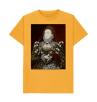 Mustard Printed T-shirt Front