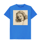 Bright Blue Printed T-shirt Front