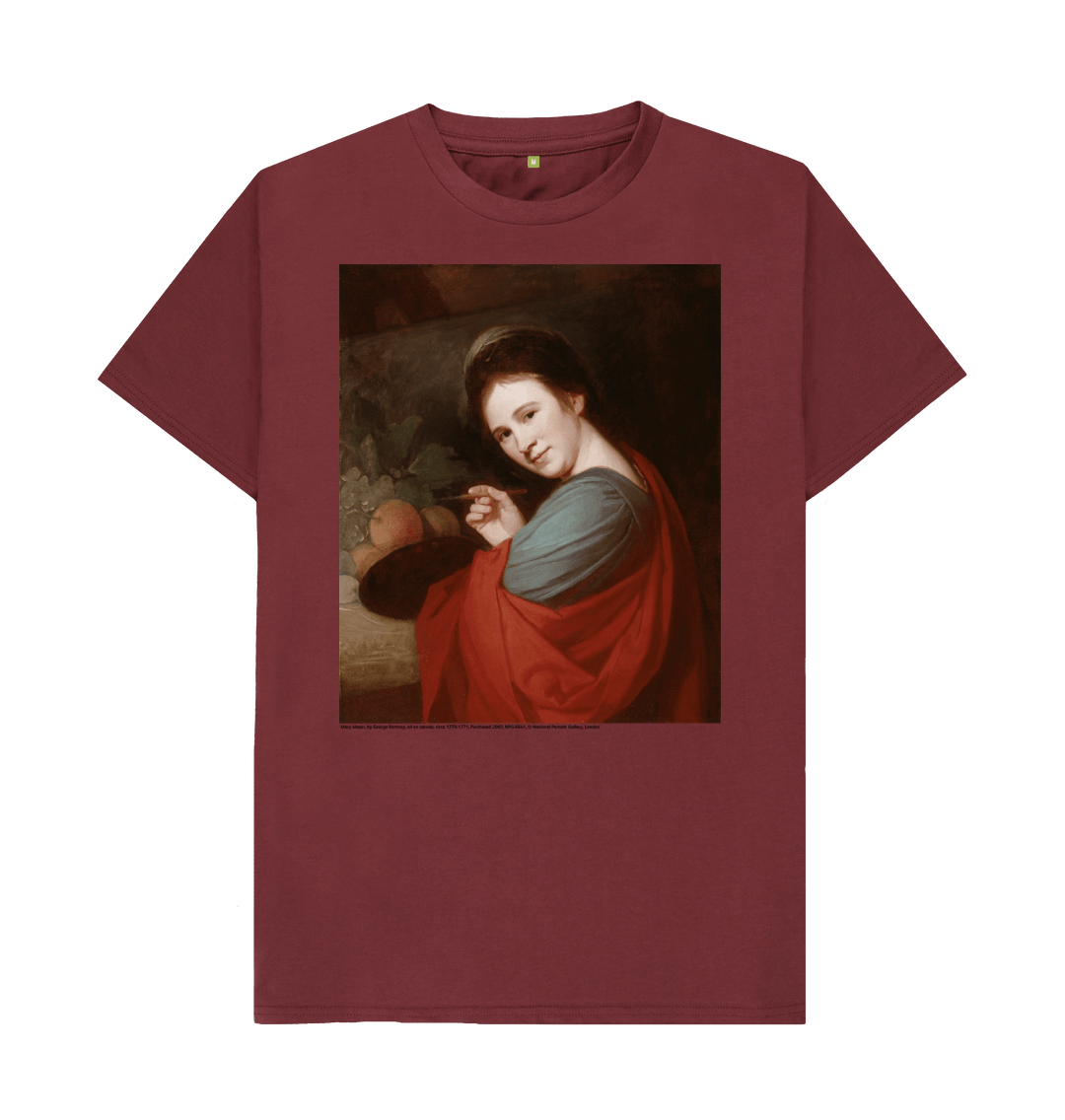 Red wine printed t shirt front