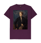 Purple Printed T-shirt Front