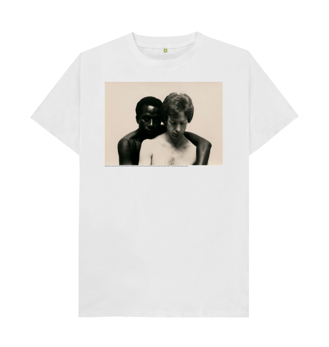 White printed t shirt front
