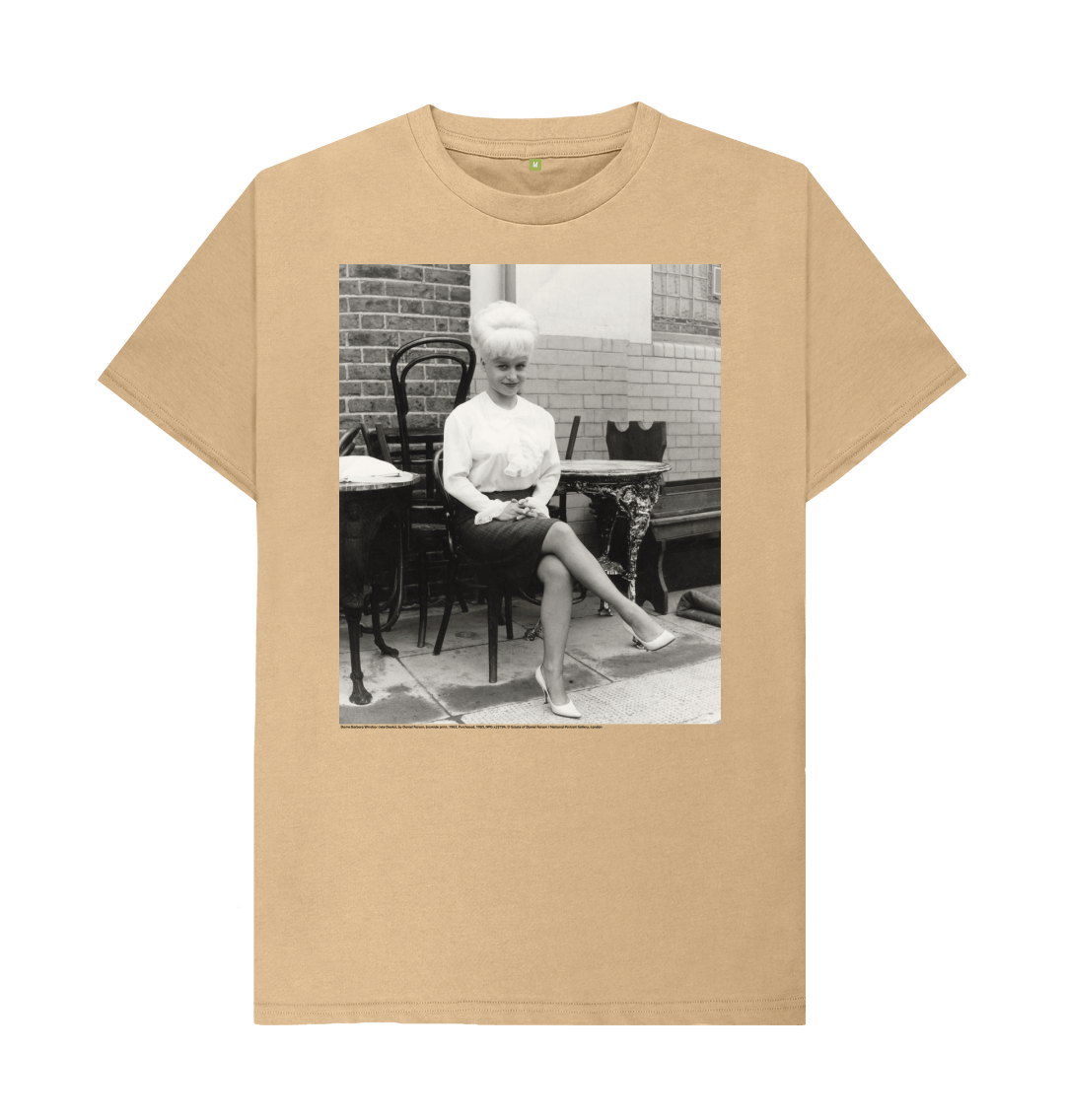 Sand printed t shirt front